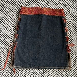 Reformation Vintage Refuge vintage denim unique skirt